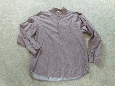 WAH Maker Frontier Shirt Mens L Western Purple Paisley Button Up - Image 1 of 4