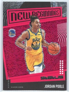 2020-21 Panini Status New Beginnings Red T-Mall Jordan Poole Rookie Golden State - Picture 1 of 2