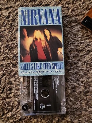 NIRVANA Smells Like Teen Spirit 1991 US DGC cassette single - Image 1 of 4