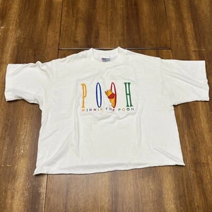 Vintage 90s Disney Winnie the Pooh T Shirt Womens L White Made In USA Read - Picture 1 of 24