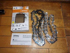 Stihl OEM 28" Full Chisel Chain 3/8" .063" 91 DL 36RS #GM-R10D - Picture 1 of 2