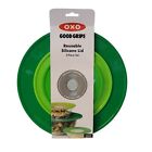 OXO Good Grips 3 Piece Reusable Silicone Lid, Green (S, M, & L - 3 Piece Set)