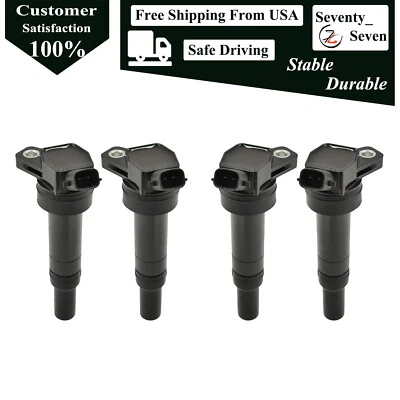 Kit de bobina de encendido UF-651 4 piezas para Kia Forte Hyundai Elantra 2014-2016 1,8 L L L4 Foto 1 de 4