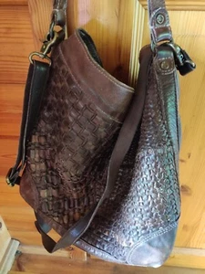 Desiderius Ledertasche Ledermuster Shopper Schulterrasche - Bild 1 von 11