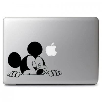 Mickey Mouse Wink Vinyl Decal Sticker for Macbook Laptop Car Window Wall Door - Image 1 of 4