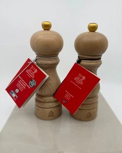 Juego de dos molinillos de sal pimienta Peugeot Paris madera de haya natural Paris MP 18 CM - Imagen 1 de 7