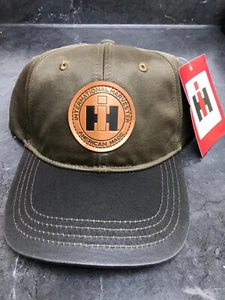 Case International Harvester hat with leather emblem, hat is solid brown - Picture 1 of 1