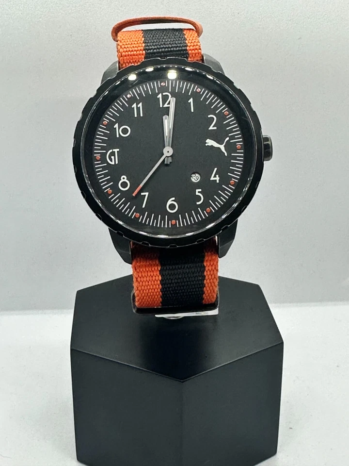 RELOJ PUMA MOTORSPORT GP HOMBRE CUARZO ESFERA NEGRA CORREA NYLON PU103391002 Foto 1 de 4