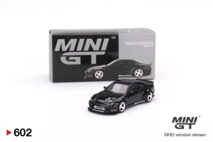 Mini GT 1:64 Nissan Silvia S15 Raketenhase schwarz Perle Metall Druckguss Auto #602 - Bild 1 von 5