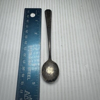 "Cuchara de sal maestra HAMILTON de plata esterlina WEBSTER 3-5/8"" RARA de colección SIN MONO" Foto 1 de 3