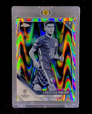CHRISTIAN PULISIC RAYWAVE RARE REFRACTOR SILVER PRIZM SP Holo Select Card USA - Image 1 of 4