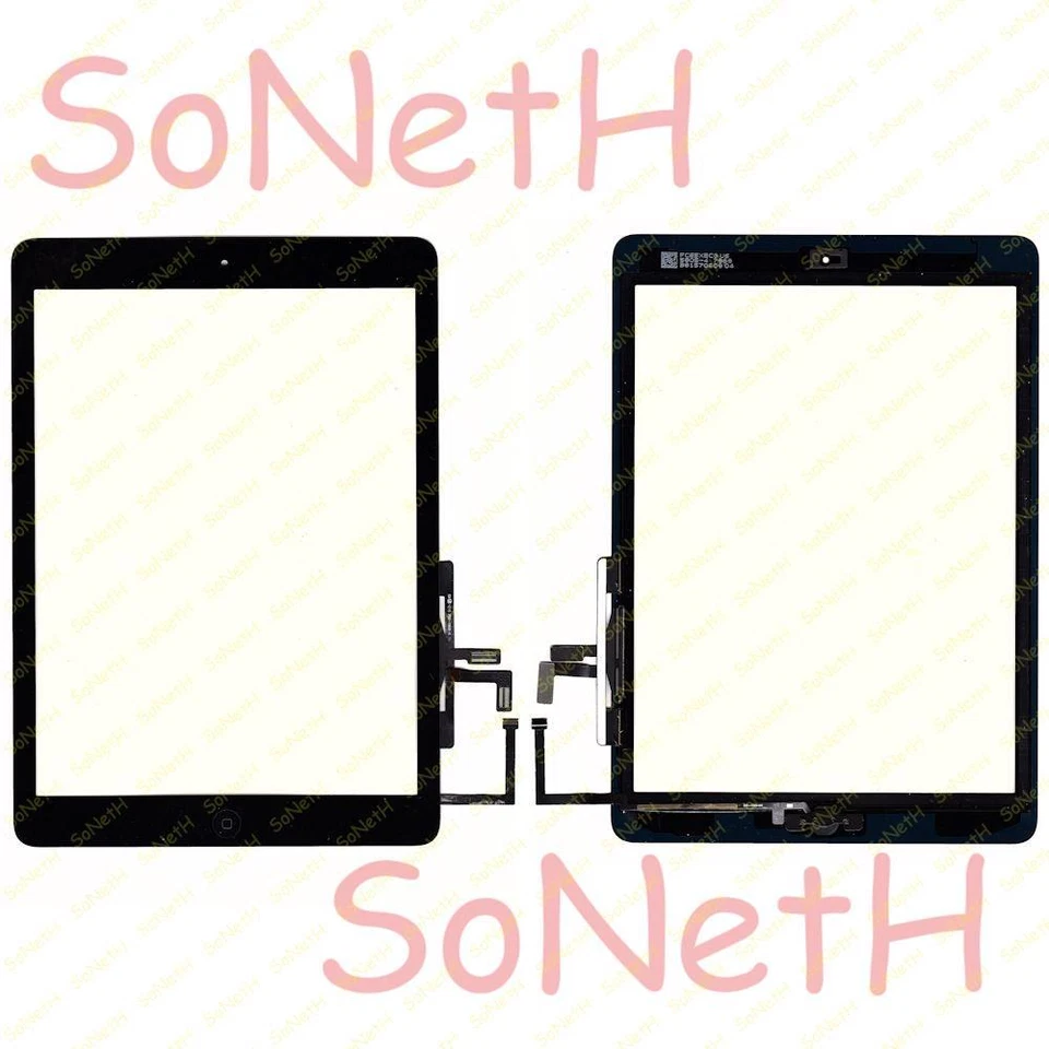VETRO TOUCH SCREEN PER APPLE IPAD 5 AIR A1474 A1475 A1476 WI-FI 3G 4G NERO