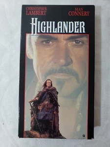 VHS Highlander Christopher Lambert Sean Connery Cult Classic Film - Picture 1 of 3