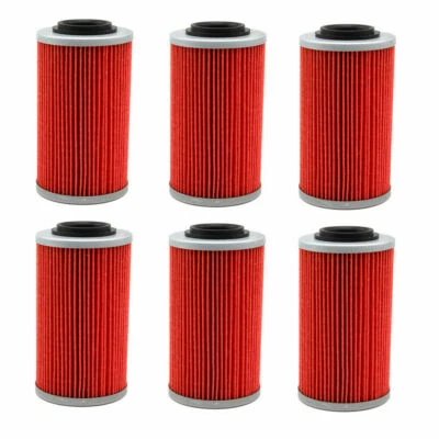 6X Oil Filters For APRILIA RSV TUONO 1000R ETV1000 CAN-AM SPYDER GS RS RS-S RT - Image 1 of 4