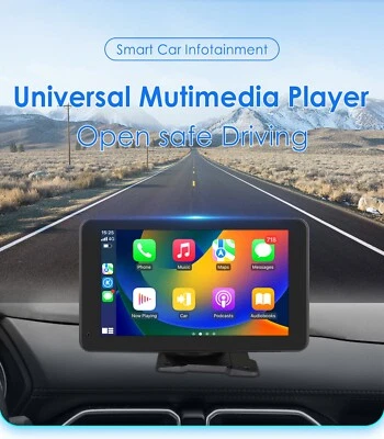 7" Touch Screen Car Radio Multimedia Player Stereo Carplay GPS Android Auto BT 5 - Image 1 of 4