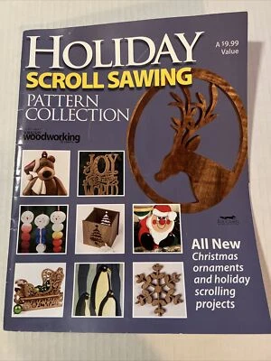 HOLIDAY SCROLL SAWING PATTERNS COLLECTION -SCROLL SAW Woodworking & Crafts. NEW! - Image 1 of 2
