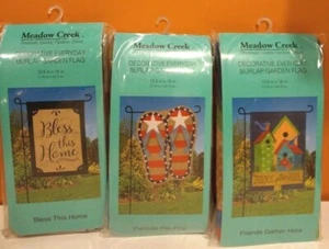 Decorative Garden Flags - Patriotic, Bless this Home, Friends Gather Here New - Picture 1 of 5