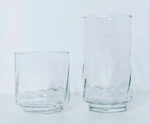 Libbey IMPULSE Clear Swirl Beverage|On The Rocks Glasses NEW CHOOSE - Picture 1 of 12