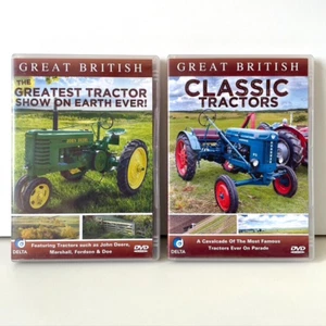 Great British Tractors 2 DVD Bundle Inc Classic Tractors + Greatest Tractor Show - Picture 1 of 2