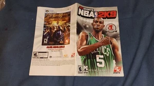 NBA 2K9 PC Computer nur Handbuch - Bild 1 von 2