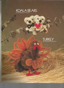 Patrones artesanales de chenilla decoraciones navideñas favores de fiesta Santa Turquía de colección L44 - Imagen 1 de 13