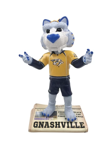 Nashville Predators Stanley Cup Gnash Mascot Bobblehead - Numbered to 1,000 NEW! Cover