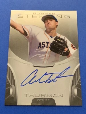 ANDREW THURMAN Signed RC 2013 Bowman Sterling UC IRVINE ANTEATERS Autograph Auto - Image 1 of 2