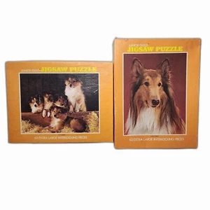 Vintage Junior Gilde Puzzle Hund 2er Set - Bild 1 von 9