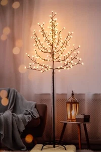 Kirschblütenbaum Sakura Baum mit 180 LED's warmweiß Lichterbaum Kirschbaum 76001 - Bild 1 von 1