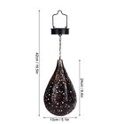 Hollowing Solar Light Metal Hollow Pattern Outdoor Chandelier With Auto BG