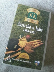 AUSTRALIA vs INDIA 1980 1981 TEST SERIES CRICKET VIDEO not on DVD RARE - Picture 1 of 2