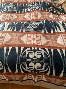 Vintage  Pendleton Woolen Mills Reversible Beaver State Wool Blanket RARE! - Picture 1 of 8