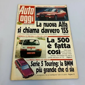 Zeitschrift AUTO TODAY Nr. 254 Wochenzeitung Mondadori 17. Oktober 1991 Jahr VI - Bild 1 von 2