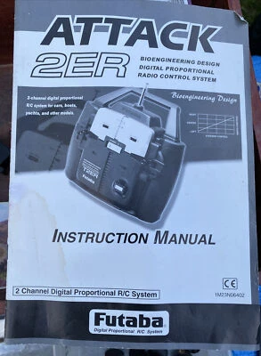 Instruction Manual Futaba Attack 2ER Digital Proportional Radio Control System - Image 1 of 4