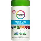 Rainbow Light Multivitamin for Men Vitamin C D & Zinc Probiotics Men's One Mu...