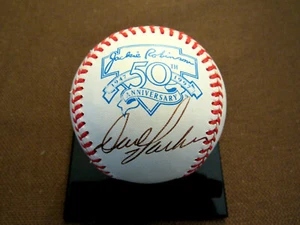 DAVE PARKER MVP PIRATES REDS HOF SIGNED AUTO JACKIE ROBINSON 50TH BASEBALL JSA - Picture 1 of 3