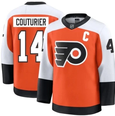 Sean Couturier Philadelphia Flyers Premium Home Jersey - NWT -Multiple Sizes - Image 1 of 3