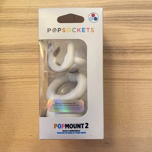 NEW PopSockets PopMount 2 Cellphone Car Dash Windshield Mount White Hands Free - Photo 1 sur 6