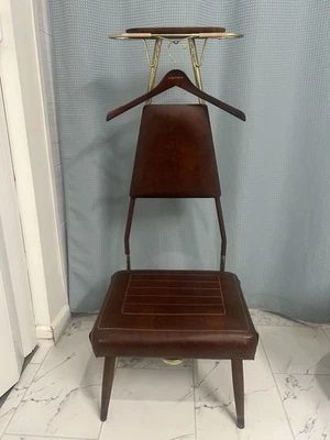 Vestidor valet vintage de mecha de perlas para hombre mayordomo mediados de siglo accesorio moderno Foto 1 de 4