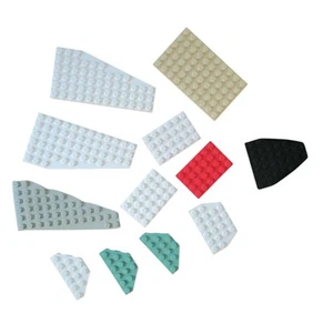 LEGO Mixed lot of 12 Pcs Wedge Plate 30356 30355 2419 3032 2625 32059 3033 3585 - Picture 1 of 10