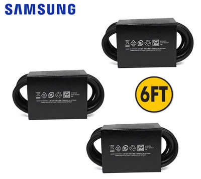 3X Original Samsung Galaxy S25 S24 S23 +/Ultra 5AMP 100Watt 6ft USB-C Cable - Image 1 of 4