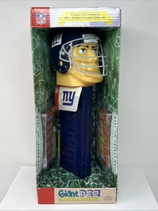 Giant 12 inch Electric Film Sound Effects Pez Candy Dispenser NFL NY Giants 2005 - Picture 1 of 7