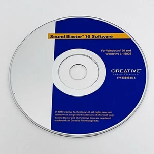VTG 1995 Sound Blaster® 16 Software For Windows® 95 and Windows 3.1/DOS - Photo 1/3