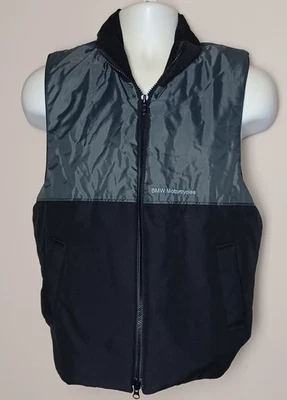 Colete elétrico masculino grande preto e cinza BMW nylon poliéster Thinsulate novo - Imagem 1 de 4