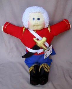 Muñeca Xavier Roberts Escultura Suave Parche Col 1987 Edición Navidad Soldado - Imagen 1 de 11