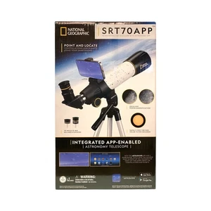 National Geographic SRT70APP, 70mm Refractor Telescope with Astronomy App - Picture 1 of 2