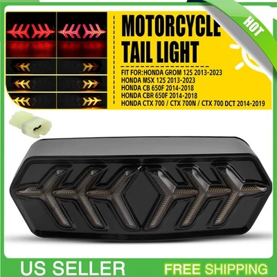 Luz trasera LED de humo freno trasera para Honda CTX 700 / CTX 700N / CTX 700 DCT 14-19 Foto 1 de 4