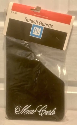 NEW Vintage GM Chevrolet Chevy MONTE CARLO SPLASH GUARDS 1 PAIR OEM 997679 NOS - Image 1 of 4