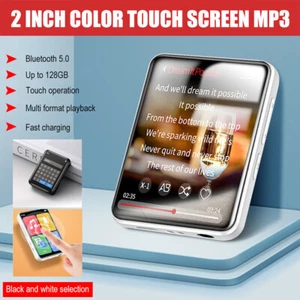 Support 128G MP3 Player Bluetooth5.0 HiFi Lossless Sound Music Recorder FM Radio - Picture 1 of 13