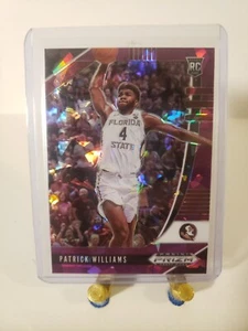 2020-21 PANINI PRIZM DRAFT CRACKED PURPLE ICE ROOKIE CARD PATRICK WILLIAMS RC#60 - Picture 1 of 2